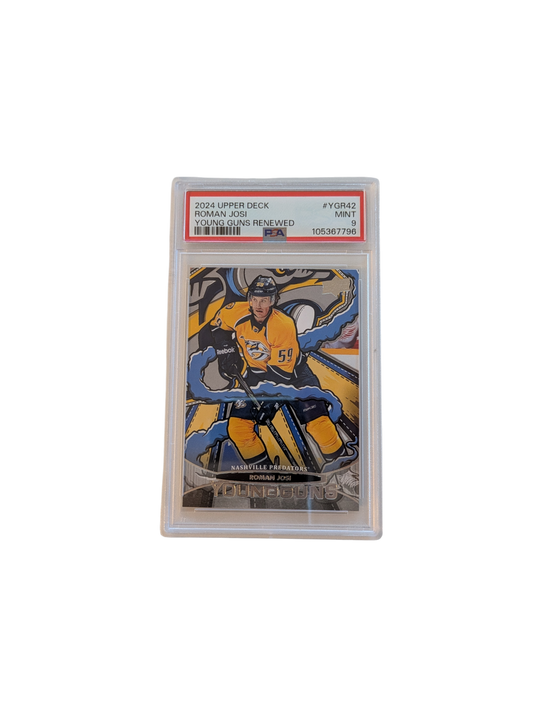2024 Upper Deck Young Guns Nashville Predators Roman Josi PSA Card