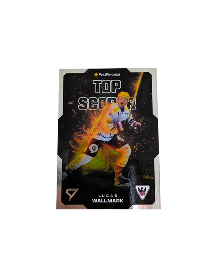 2024-25 SportZoo National League Fribourg-Gottéron Lucas Wallmark Lights Top Scorer card