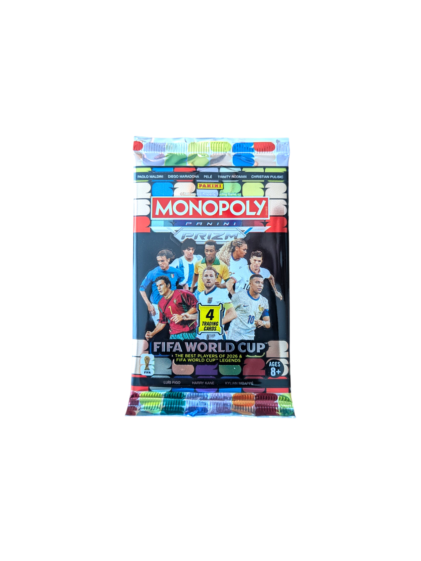 2026 Monopoly Panini Prizm FIFA World Cup Booster Pack