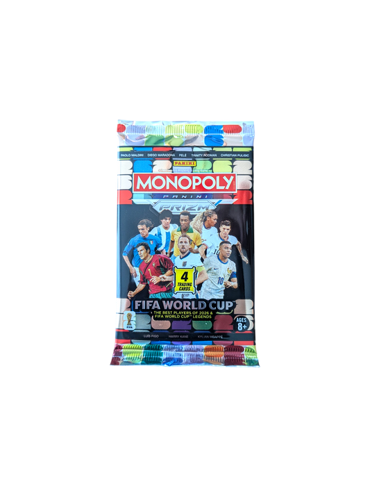 2026 Monopoly Panini Prizm FIFA World Cup Booster Pack