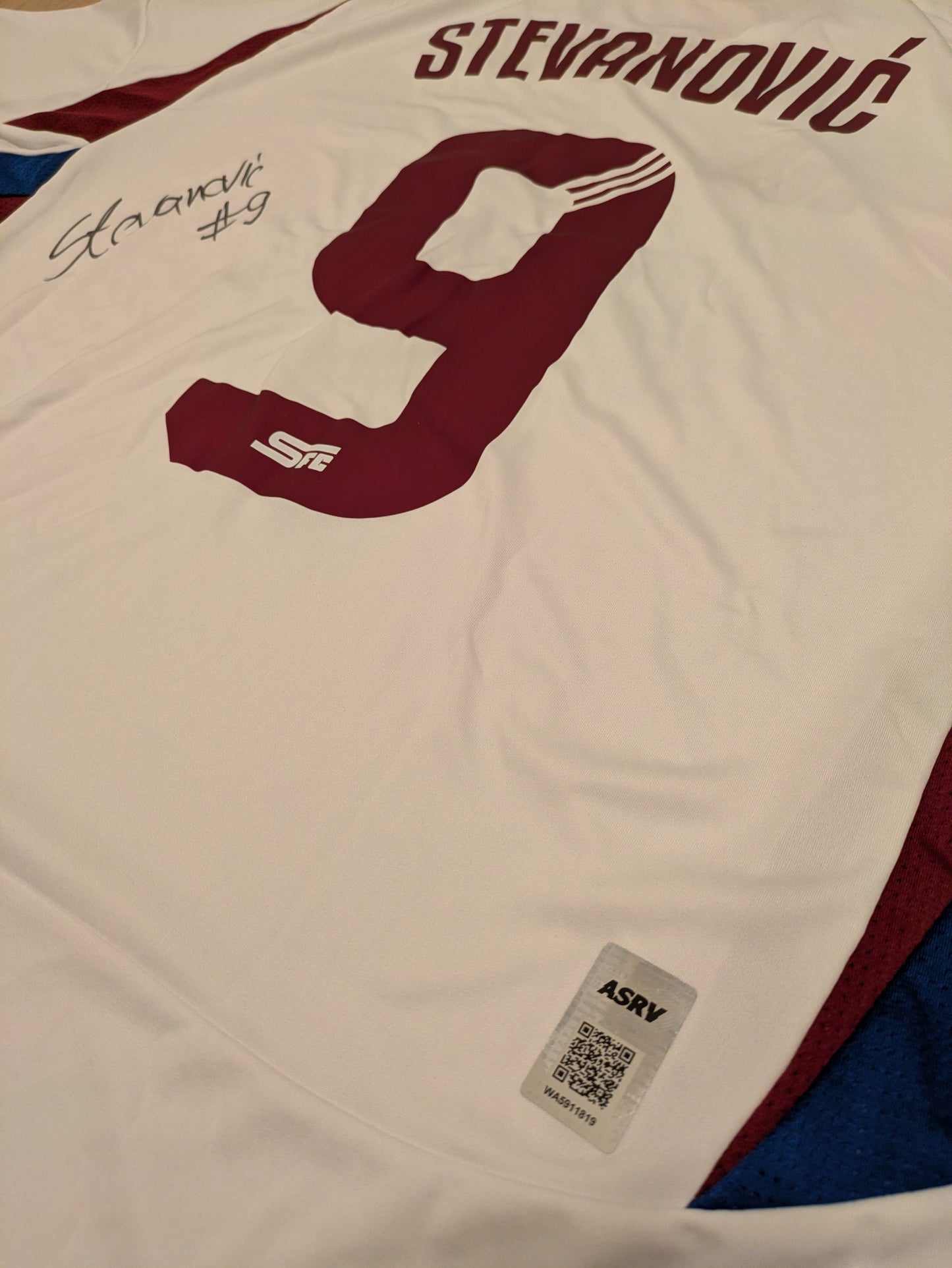 Servette Football Club Miroslav Stefanovic signed Jersey