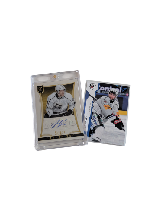 Los Angeles Kings v HC Fribourg-Gottéron Linden Vey card Bundle