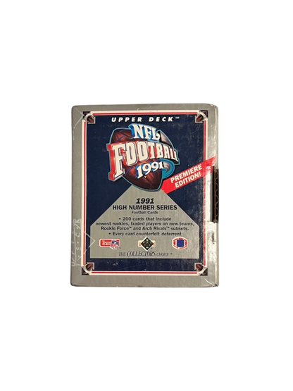1991 Upper Deck NFL Premiere Edition Football Blaster Box