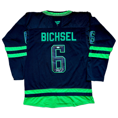 Dallas Stars Lian Bichsel NHL signed Jersey